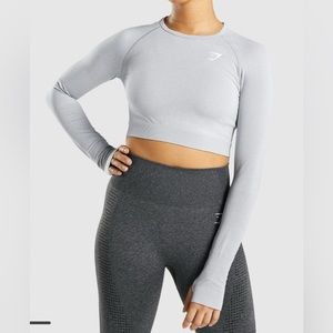 GymShark Vital 2.0 Long Sleeve Crop Top